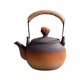 thumbnail image 2 of Tetera de cerámica duradera con mango envuelto en cuerda, tetera de 750ml para cocina, regalo para amantes del té, casa de té, Hotel y hogar mango con cuerda, 2 of 9