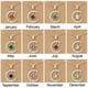 thumbnail image 1 of Collar con colgante de estrella de diciembre con piedra de nacimiento de Europa y Estados Unidos, collar de tarjeta de papel para mujer, 1 of 1