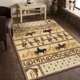 thumbnail image 3 of 4009 Beige 2 ft. 7 in. x 7 ft. 3 in. Southwest Area Rug, 3 of 5
