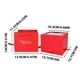 thumbnail image 3 of Caja de ventana con 9 rosas rojas de corazones, caja de regalo para San Valentín, caja para anillos, caja para bodas, caja de regalo para Navidad, productos decorativos, 3 of 9