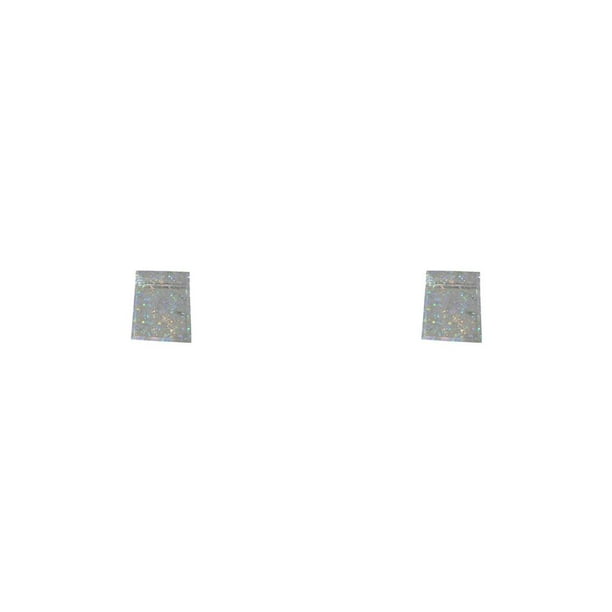 Paquete de 100 piezas Bolsa de Papel de aluminio Billuyoard Brillante con estrellas 7.5 x 10 cm