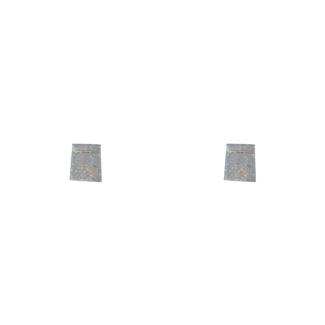 Paquete de 100 piezas Bolsa de Papel de aluminio Billuyoard Brillante con estrellas 7.5 x 10 cm