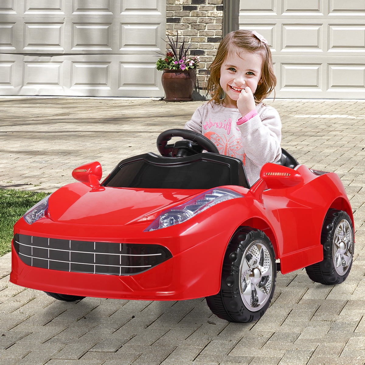 Kepooman 6V Kids Ride on Car w/ Remote Control, Battery-Powered, Gifts for Children, Red Kepooman 6V Kids Ride on Car w/ Remote Control, Battery-Powered, Gifts for Children, Red