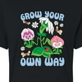 thumbnail image 3 of Disney - Alice In Wonderland - Grow Your Own Way - Juniors Cropped Cotton Blend T-Shirt, 3 of 5