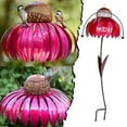 TIIFSWHS Coneflower Standing Bird Feeder Outside Hanging Squirrel Proof