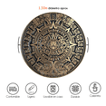 thumbnail image 4 of Cobija Manta Frazada Diseño de Calendario Azteca Juana Gallo Ultra Suave y Ligera, 4 of 4