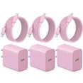 thumbnail image 1 of Cargador ROMITAZ para iPhone 16 15, 20 W, tipo C con cable de 6 pies, paquete de 3, 1 of 7