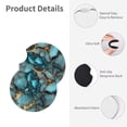 thumbnail image 4 of Car Cup Holder Pads 2 Pack Neoprene Coasters For Car Interior Non-Slip Waterproof Protectors Fit For Car Truck Suv Teal Gold Marble, 4 of 5