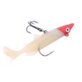 thumbnail image 2 of Señuelos de pesca de peces blandos Wobbler Artificial al aire libre cebos con gancho (blanco luminoso), 2 of 2