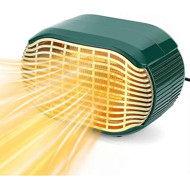 Mini Fan Heater, Portable Fan Heater Fan Space Heater 3s Fast Heating 2 Adjustable Energy Saving Mini Heater for Dorm Bedroom
