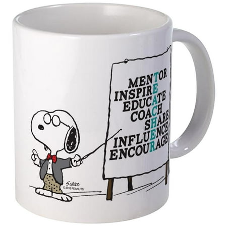 CafePress - Snoopy - Teacher Notes Mug - Unique Coffee Mug, Coffee Cup (Best Teacher Coffee Mug)