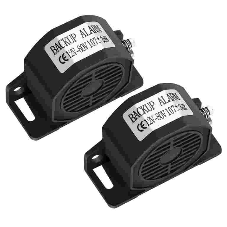 Compact Reverse Alarm Reverse Alarm For Truck MIRKOO 110dB Backup Alarm 6-Pack - 12V-80V ...