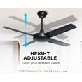 thumbnail image 5 of Viviendo 52 Inch 4 Blade Ceiling Fan 220, 5 of 5