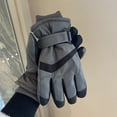 thumbnail image 1 of Guantes cálidos de invierno para hombre, para esquiar al aire libre, para montar en motocicleta o bicicleta eléctrica, guantes de ciclismo con acolchado de terciopelo, 1 of 1