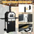 thumbnail image 3 of Vicluke Propane Gas Outdoor Pizza Oven with Cover, Stainless Steel Portable, 3 of 7