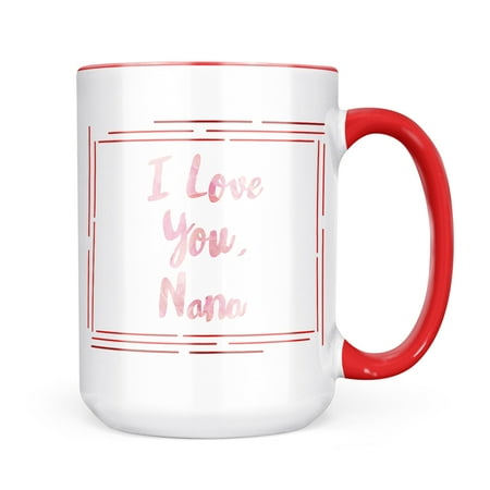 

Christmas Cookie Tin I Love You Nana Mother s Day Pink Watercolor Mug gift for Coffee Tea lovers