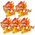 thumbnail image 4 of 5 Pcs Ballons en Forme de Dragon Rouge pour Fête de Printemps, 4 of 8