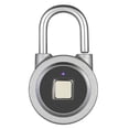 thumbnail image 4 of BT Fingerprint Smart Keyless Lock Waterproof APP/Fingerprint Unlock Anti-theft Padlock Door and Trunk Lock for Android and iOS - Gray, 4 of 8