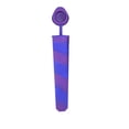 thumbnail image 1 of Diy Silicone Colored Popsicle Molds, Homemade Ice Cream Molds, Mixed Colors, Lid-Mounted One-Piece Popsicle Molds, Household Ice Cream Diy Mixed Color Conjoined Popsicle with Lid, 1 of 2