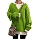 thumbnail image 1 of Suéter europeo y americano Suéter de punto con patrón de cáñamo para mujer Suéter de punto casual Suéter, 1 of 6