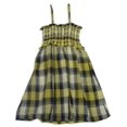 thumbnail image 2 of Truly Me by Sara Sara Party and Everyday Dresses - 5 Styles 26476-4 (Yellow Black Linen Plaid), 2 of 3