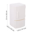 thumbnail image 2 of MasteelfCA 2pcs Mini Refrigerator Model Scene Decoration Furniture Ornament for Mini House, 2 of 7