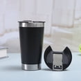 thumbnail image 2 of Vacío de doble capa de vaso de cerveza con abridor de botellas incorporado, taza para coche, taza aislada portátil para coche al aire libre, 2 of 5