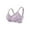 A-Light Purple408, variant on Womens T-Shirt Bras Wireless Floral Lace Supportive Bras Seamless Comfort Full Coverage Non Padded Sleep T Shirts