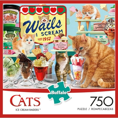 Buffalo Games - Majestic Castles - Aimee Stewart - Castle Dream - 750 Piece Jigsaw Puzzle Buffalo Games - Cats Collection - Ice Cream Raiders - 750 Piece Jigsaw (Best Parking For Raiders Games)