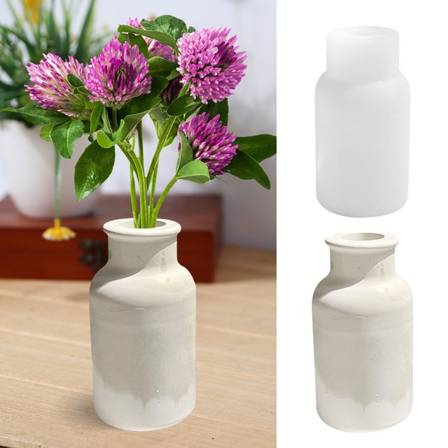 Molde de silicona para jarrón 3D, soporte para plantas, maceta, adorno, decoración del hogar (B) Ndcxsfigh Libre de BPA