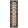 thumbnail image 4 of SAFAVIEH Lyndhurst Frances Traditional Bordered Runner Rug, Cream/Navy, 2'3" x 8', 4 of 5