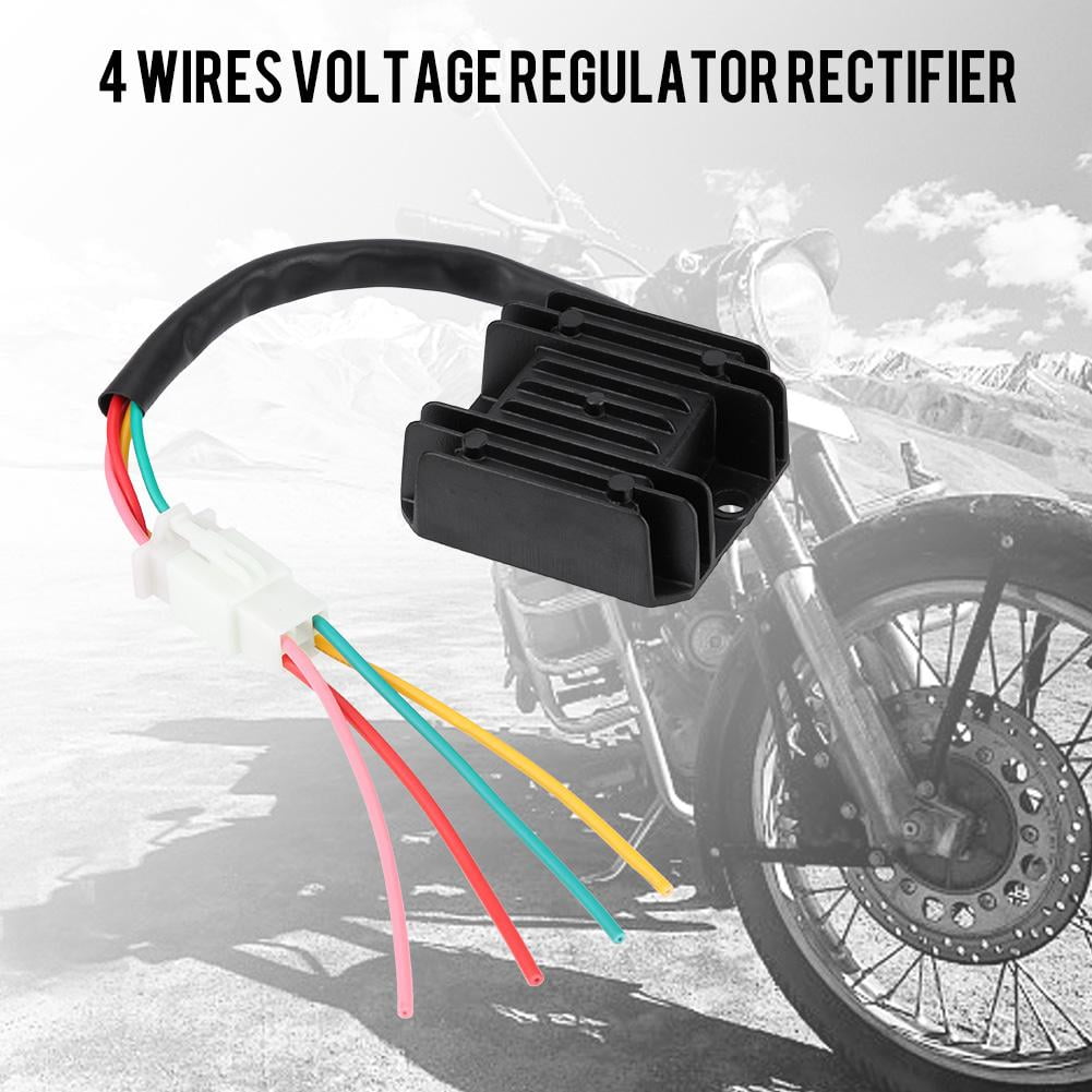 4 Wire Voitage Regular Rectifer For GY6 Scooter Honda Moped Scooter Motorcycle