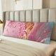 thumbnail image 2 of Balery Abstract Pink Gold Splash Funda Protectora para Almohada Corporal de Algodón Hipoalergénico con Cierre(55 x 21 pulgadas), Almohadas No Incluidas, 2 of 7