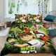 thumbnail image 2 of Ben 10 Conjunto de sábanas temático, trío de piezas, cómodo y amigable con la piel, diseño único, regalo de decoración para el hogar para familiares, amigos y fans,140cm *210cm, 2 of 6
