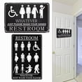 thumbnail image 4 of 2Pcs Funny Bathroom Whatever Just Wash Your Hands Alien Sign, 4 of 12