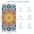 thumbnail image 2 of Boho Burnt Orange Terracotta Rust Colored Microfiber Beach Towel Absorbent Compact Towels for Swimming Pool Beach Travel Things for Vacation Essentials Adult Gift,61.4×30.3Inch, 2 of 8