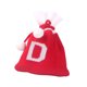thumbnail image 2 of Bolsa de regalo tejida con letras del alfabeto | Bolsa bordada para dulces navideños | Adorno navideño personalizado | Mini bolsa colgante para decoración del árbol, 2 of 5
