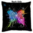 thumbnail image 2 of PKQWTM Butterfly Reversible Mermaid Cushion Cover Home Decor Sequin Pillow Case Size 20x20 inches, 2 of 2
