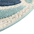 thumbnail image 6 of Unique Loom Belize Outdoor Collection Area Rug - Dangriga (3' 3" Round Blue/Orange), 6 of 7
