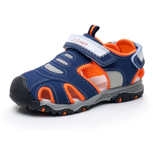 Apakowa Summer Boys Outdoor Beach Outdoor Athletic ClosedToe Sandals