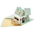 thumbnail image 1 of Signature Pop Up Christmas Card (3D Santa's House Ornament), 1 of 8