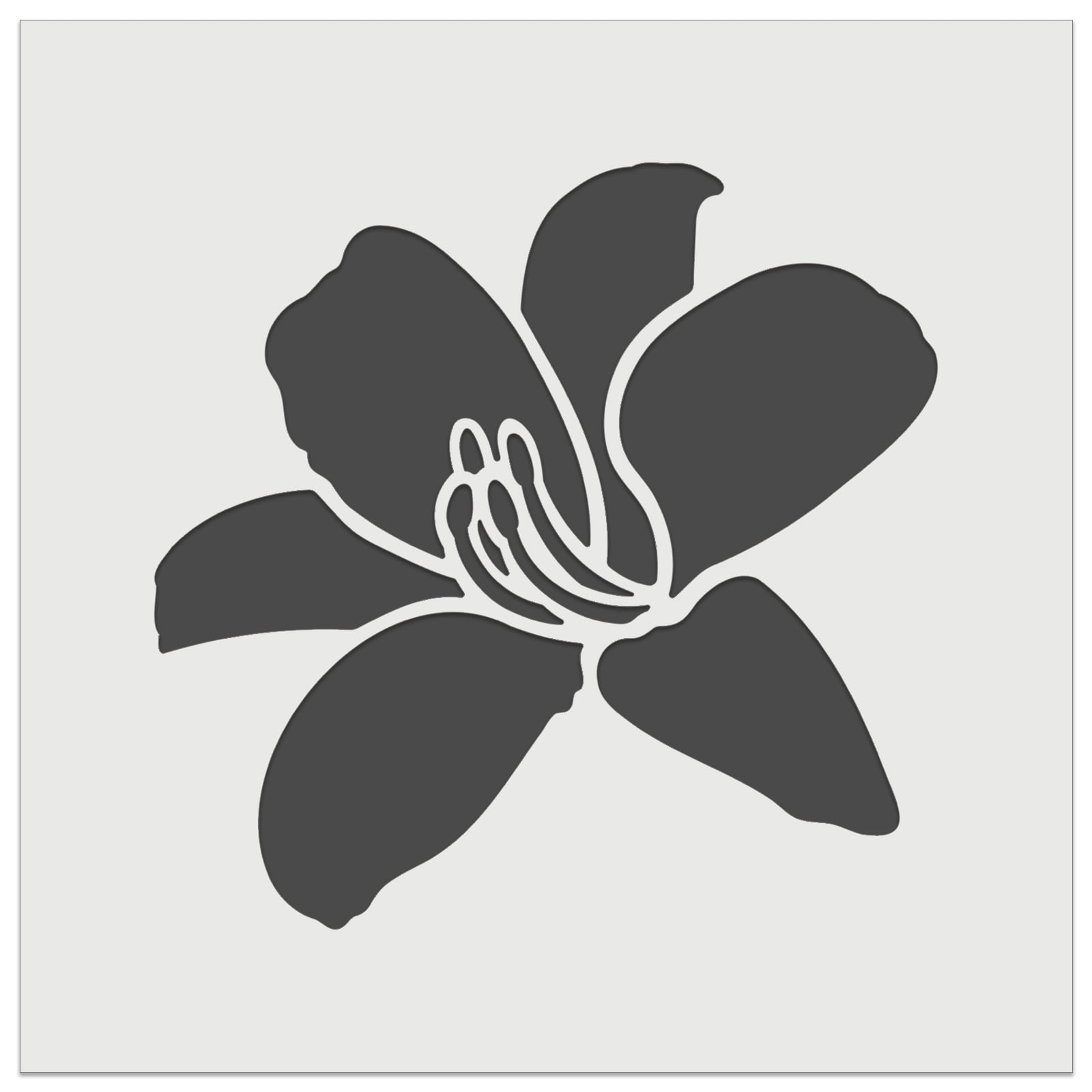 Daylily Lily Flower DIY Cookie Wall Craft Stencil - 3.5 Inch - Walmart.com