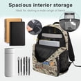 thumbnail image 6 of Garronmavis Camo Mallard Duck Print 17-Inch Large Capacity Elementary Student Backpack, Side Mesh Pockets Adjustable Padded Shoulder Straps, for Daily School Outdoor Travel Daycare Boys Girls, 6 of 8