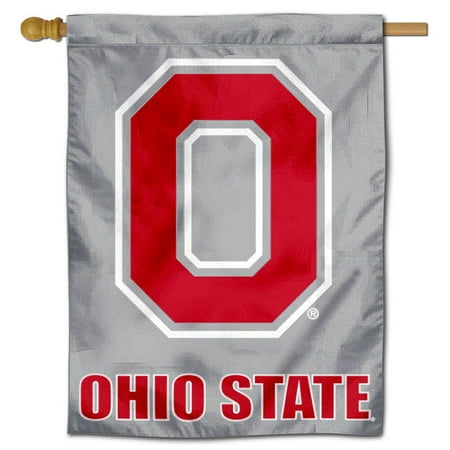 OSU Buckeyes Block O Logo 30" x 40" House Flag and Banner