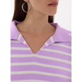 thumbnail image 5 of Striped Knitwear Polo Shirt Sweater, 5 of 5