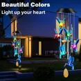 thumbnail image 4 of Campanillas de viento, campanillas de viento solares Colibri para exterior Color Chan, 4 of 5