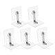 thumbnail image 5 of IDEANATEGRATE 5Jgo Anclajes Para Muebles Color Sin Taladro Ideales Para Estantes Cómodas Y Armarios, 5 of 8