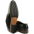 thumbnail image 4 of JUSTINREESS Rudolph Men's Leather Lace Up Brogue Shoes In Black Size 9, 4 of 6