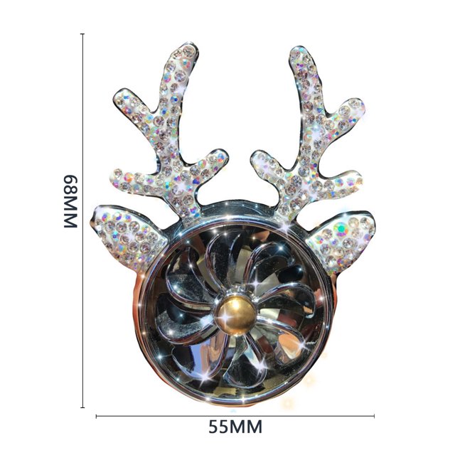 Ventilador de salida de aire para automóvil Aromaterapia Astas con incrustaciones de diamantes Auto Perfume (Blanco) Ehuebsd http://w.neototem.com/image/790680.02/scene/790680.02-3.jpg