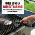 thumbnail image 2 of Grillbot Heat-Resistant BBQ Utensil Shield, BPA-Free Silicone, Universal Fit, Black, 2 of 8